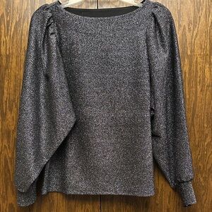 LOFT Black Dressy Blouse